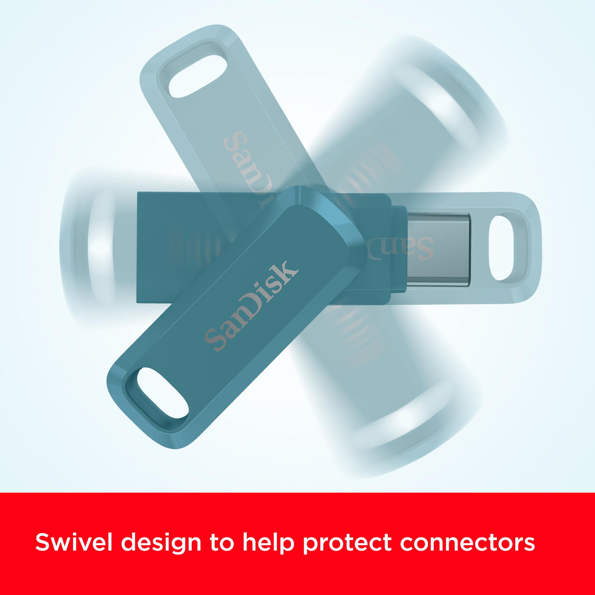 SANDISK Ultra Dual Drive Go Type-C 128GB, OTG, Upto 400MB/s, Pendrive, Navagio Bay, 5Y Warranty (SDDDC3-128G-I46NPD)
