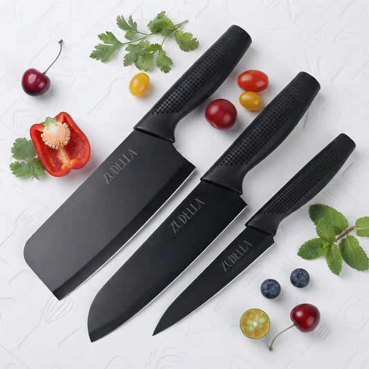 ZUDELLA Professional Kitchen Knife Set, 3-Piece