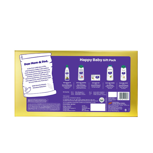 Himalaya Baby Golden Gift Pack | Chance to Win a Gold Voucher Worth ₹1 Lakh | No 1 Dr Recommended Brand | Complete Baby Care Kit |Safe for Newborns
