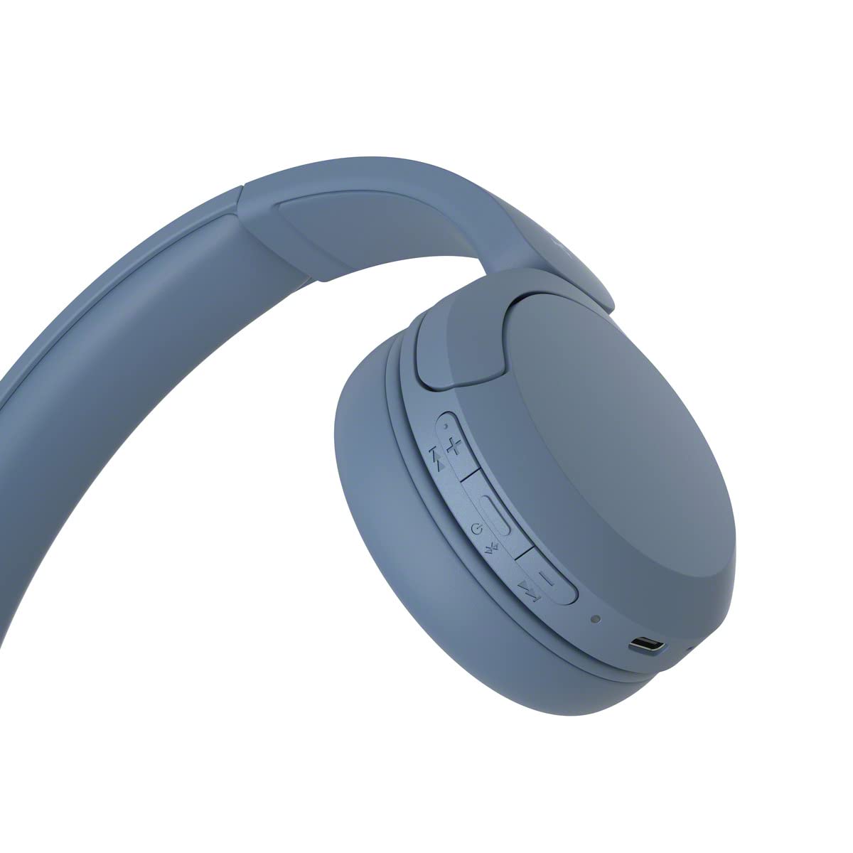 Sony WH-CH520 Wireless Bluetooth Headphones On Ear with Mic, Up to 50Hrs Battery, Quick Charge, DSEE Upscale, Multipoint Connectivity, Voice Assistant, Customized EQ-Blue Model : YY2958