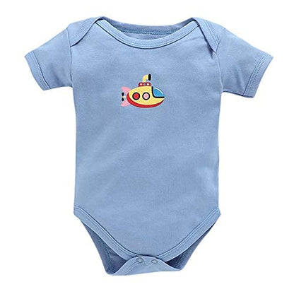 EIO Baby's Cotton Printed New Born Baby Gift Set -13 Pieces (Bluee)