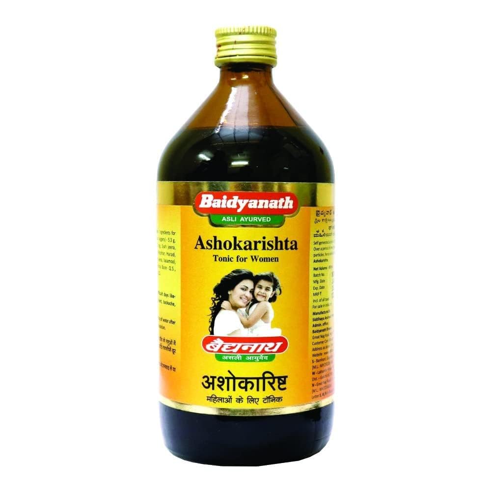 Baidyanath Asli Ayurved Ashokarishta Tonic For Women, 450ml (Pack of 2)