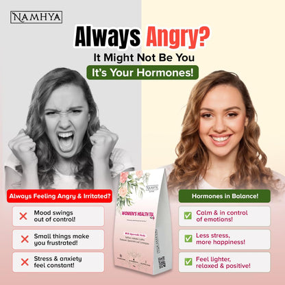 Namhya Women's Health Tea Plus | PCOS Support & Hormonal Balance |100gm Loose
