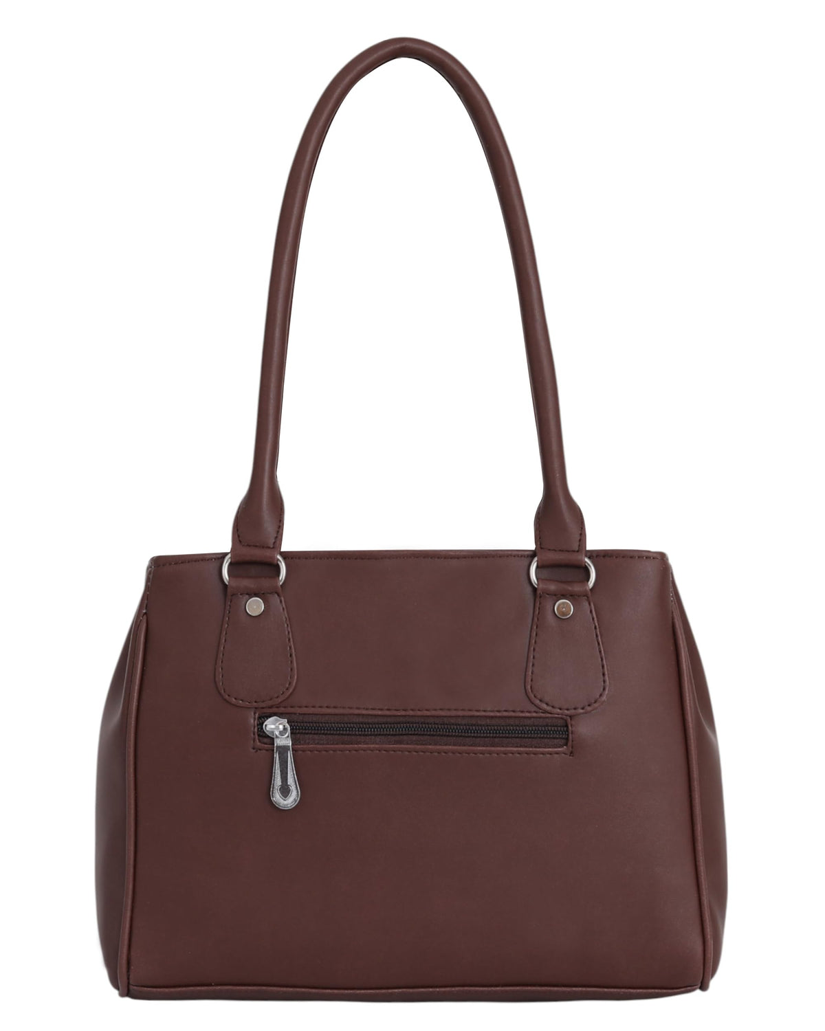 BLUE WORLD PU Women Handbag (Brown)
