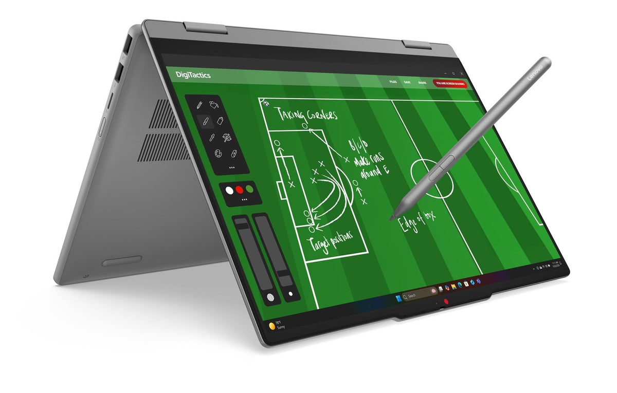 Lenovo IdeaPad 5 2-in-1 Convertible Laptop Intel Core Ultra 5 322 16GB RAM 512GB SSD 14" (35.5cm) WUXGA IPS Copilot+PC Windows 11 MS365 Basic+Office 2024 Pen 2 1Yr ADP Grey 1.54Kg 83UG000HIN