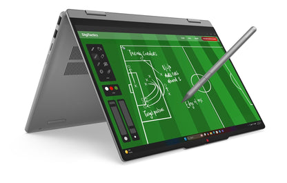 Lenovo IdeaPad 5 2-in-1 Convertible Laptop Intel Core Ultra 5 322 16GB RAM 512GB SSD 14" (35.5cm) WUXGA IPS Copilot+PC Windows 11 MS365 Basic+Office 2024 Pen 2 1Yr ADP Grey 1.54Kg 83UG000HIN