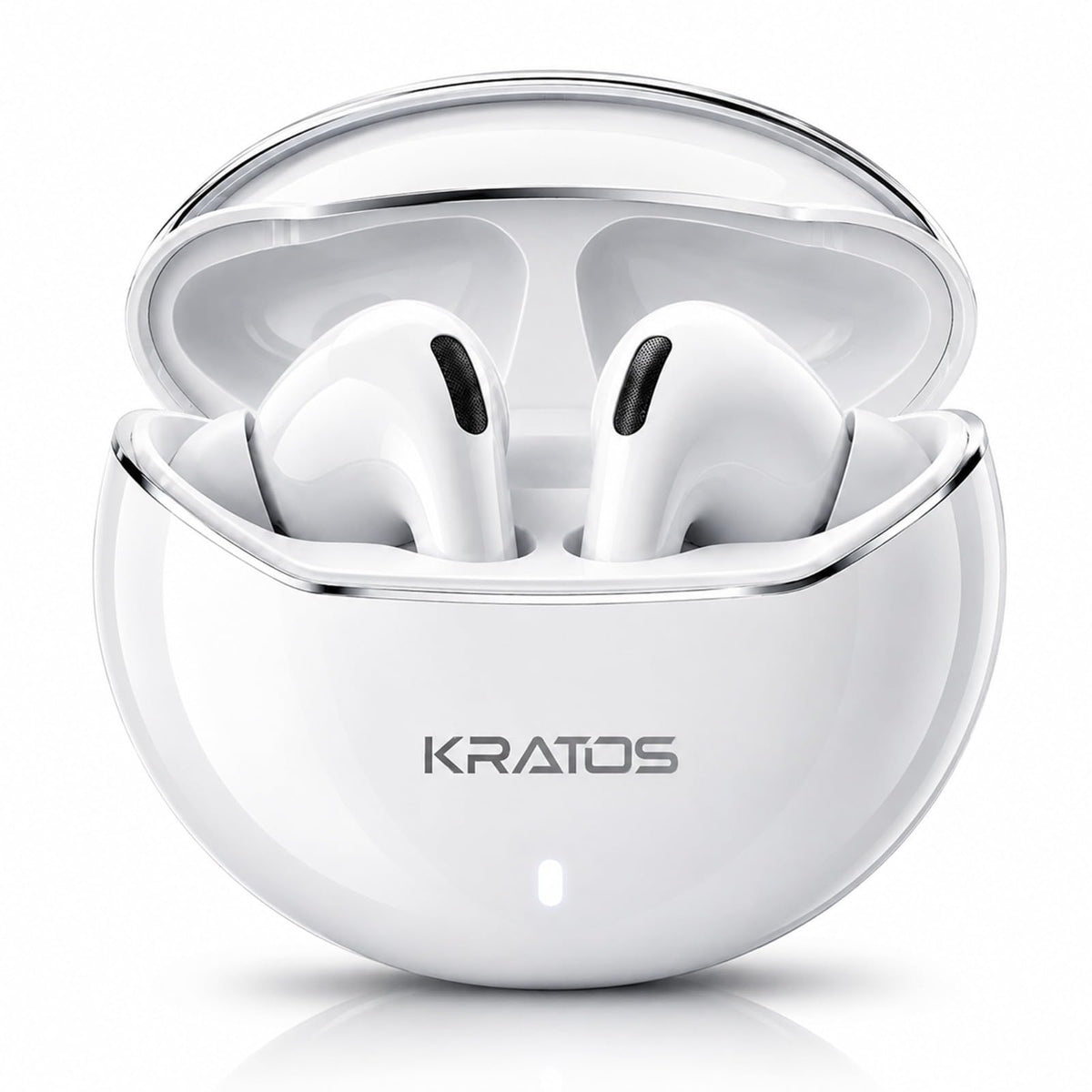 Kratos TW02 Ear Buds Wireless with 60H Playtime, Noise Isolation & Clear Calls, Bluetooth Earbuds with Voice Assistant, Ear Buds with Bluetooth V 5.3 & with Type C Fast Charging, IPX5 TWS Earphones