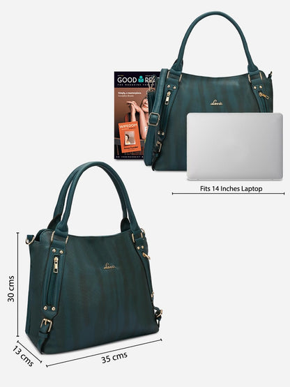 Lavie Women's Faroe Satchel Handbag for Women | Satchel Bag for Work | Ladies purse | Stylish Shoulder Bag | Gift For Women | Rakhi Gift for Sister