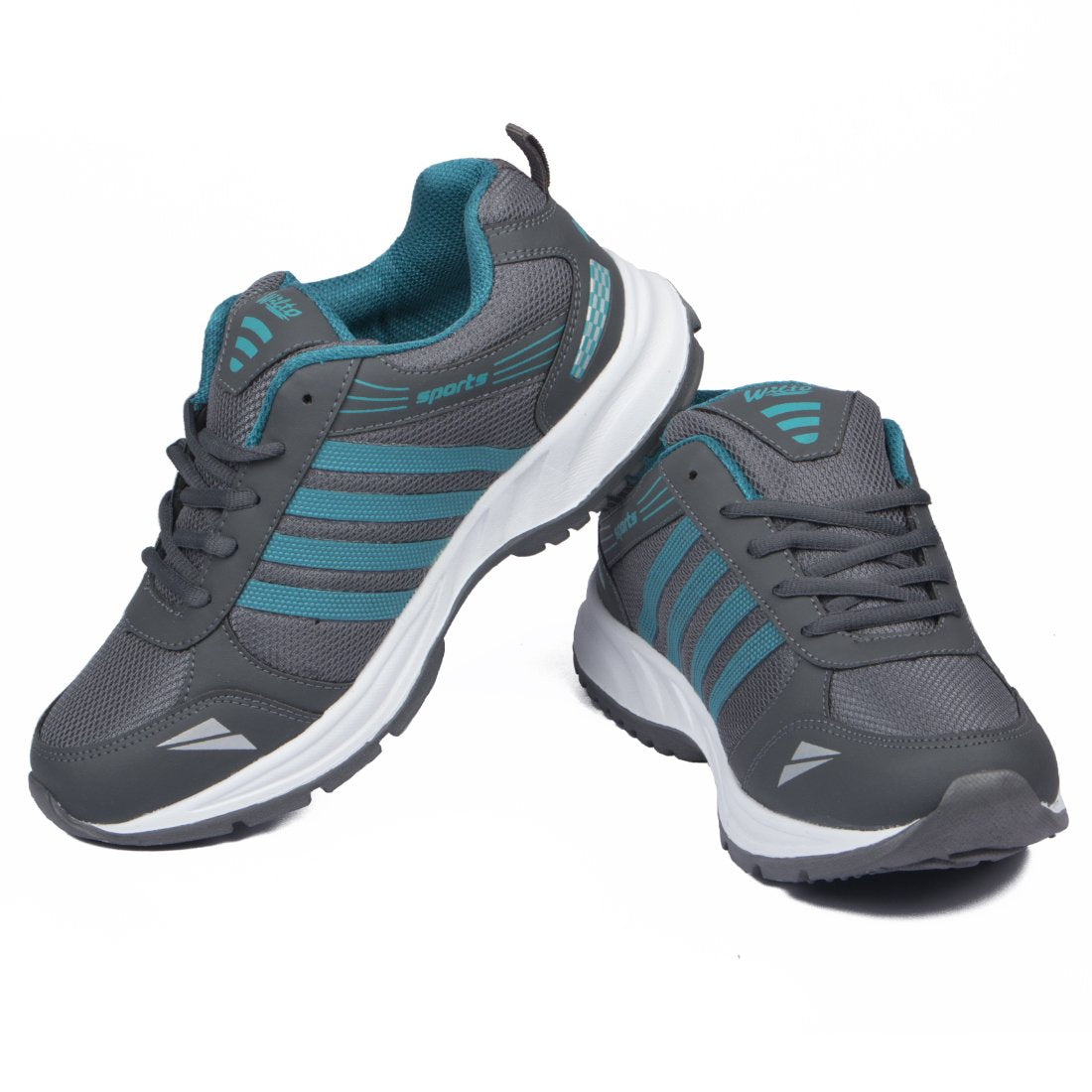 ASIAN Men's Wonder-13 Sports Running Shoes Green Grey