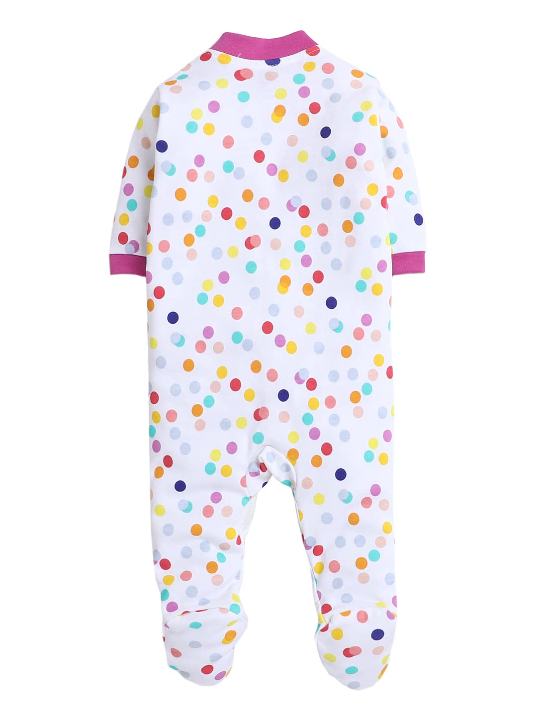 EIO 100% Cotton Rompers/Sleep Suits/Jumpsuit/Night Suits for Baby Boys & Girls, Infants, New Born Combo Pack Purple