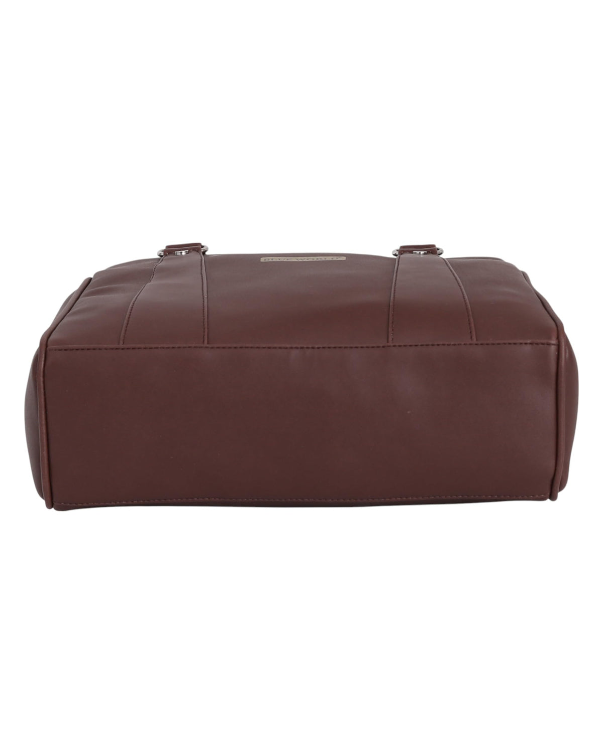 BLUE WORLD PU Women Handbag (Brown)