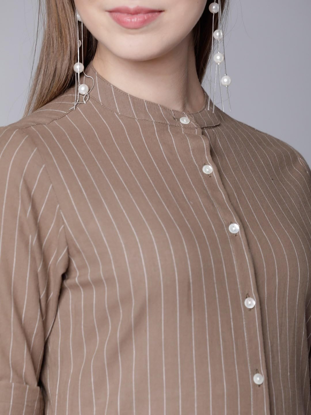 Celary Women's Kurtas & Kurtis|Striped Straight Kurti with Printed Palazzo Pants|Ethnic Kurti Set for Woman|Casual Suit Set for Women with Size S to 3XL|Stylish Dress for Woman