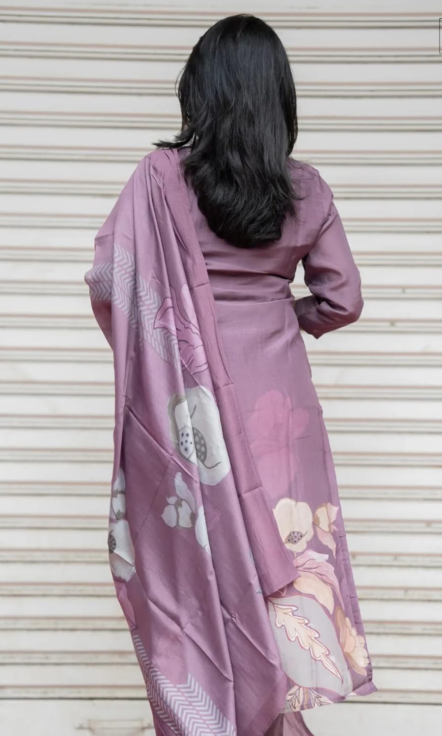 Sun Fashion And Lifestyle Kurta Sets for Woman | Kurti Set | Women's 3 Piece Kurta Pant Dupatta Set | Cotton Blend Kurta Woman | Elegant Suit for Women | Dupatta (KPD63_Purple_L)