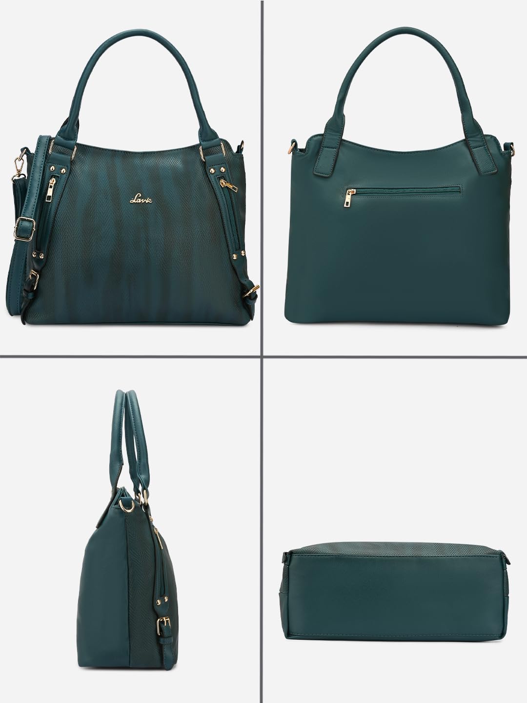 Lavie Women's Faroe Satchel Handbag for Women | Satchel Bag for Work | Ladies purse | Stylish Shoulder Bag | Gift For Women | Rakhi Gift for Sister