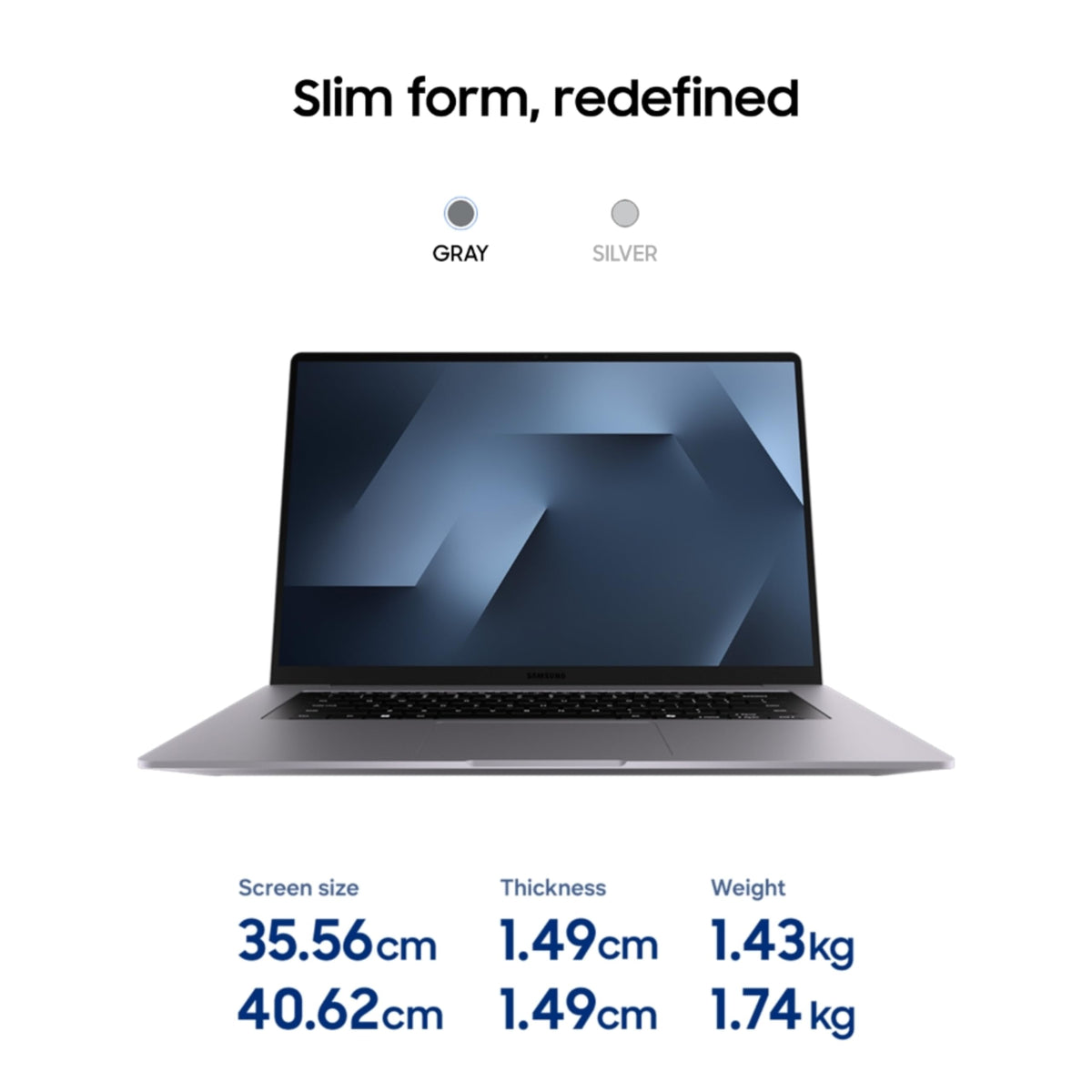Samsung Galaxy Book6 (Gray, 16GB RAM, 512GB SSD) | Intel Core Ultra 5 (Series 3) | 16" WUXGA Display | 24Hrs Big Battery Life | Dolby Atmos Stereo Speakers | AI PC