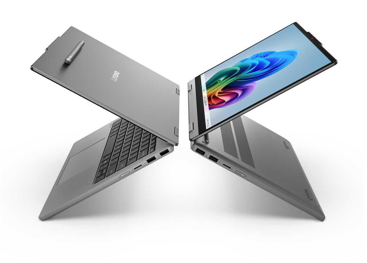 Lenovo IdeaPad 5 2-in-1 Convertible Laptop Intel Core Ultra 5 322 16GB RAM 512GB SSD 14" (35.5cm) WUXGA IPS Copilot+PC Windows 11 MS365 Basic+Office 2024 Pen 2 1Yr ADP Grey 1.54Kg 83UG000HIN