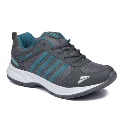 ASIAN Men's Wonder-13 Sports Running Shoes Green Grey