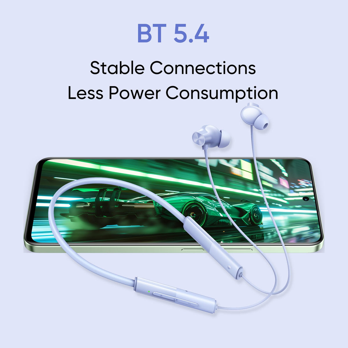 realme Buds Wireless 3 Neo in Ear Bluetooth Neckband with 13.4 Mm Dynamic Bass Boost Driver,Upto 32 Hours Playback,Fast Charge, Ai Enc,45Ms Low Latency,Ip55 Dust&Water Resistannt&Bluetooth V 5.4,Blue