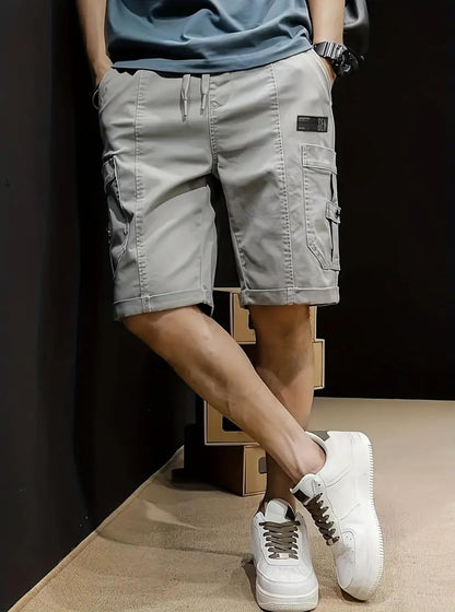 Lymio Men Shorts || Men Shorts Cotton || Men Shorts Casual (Short-11-Lightgrey-M)