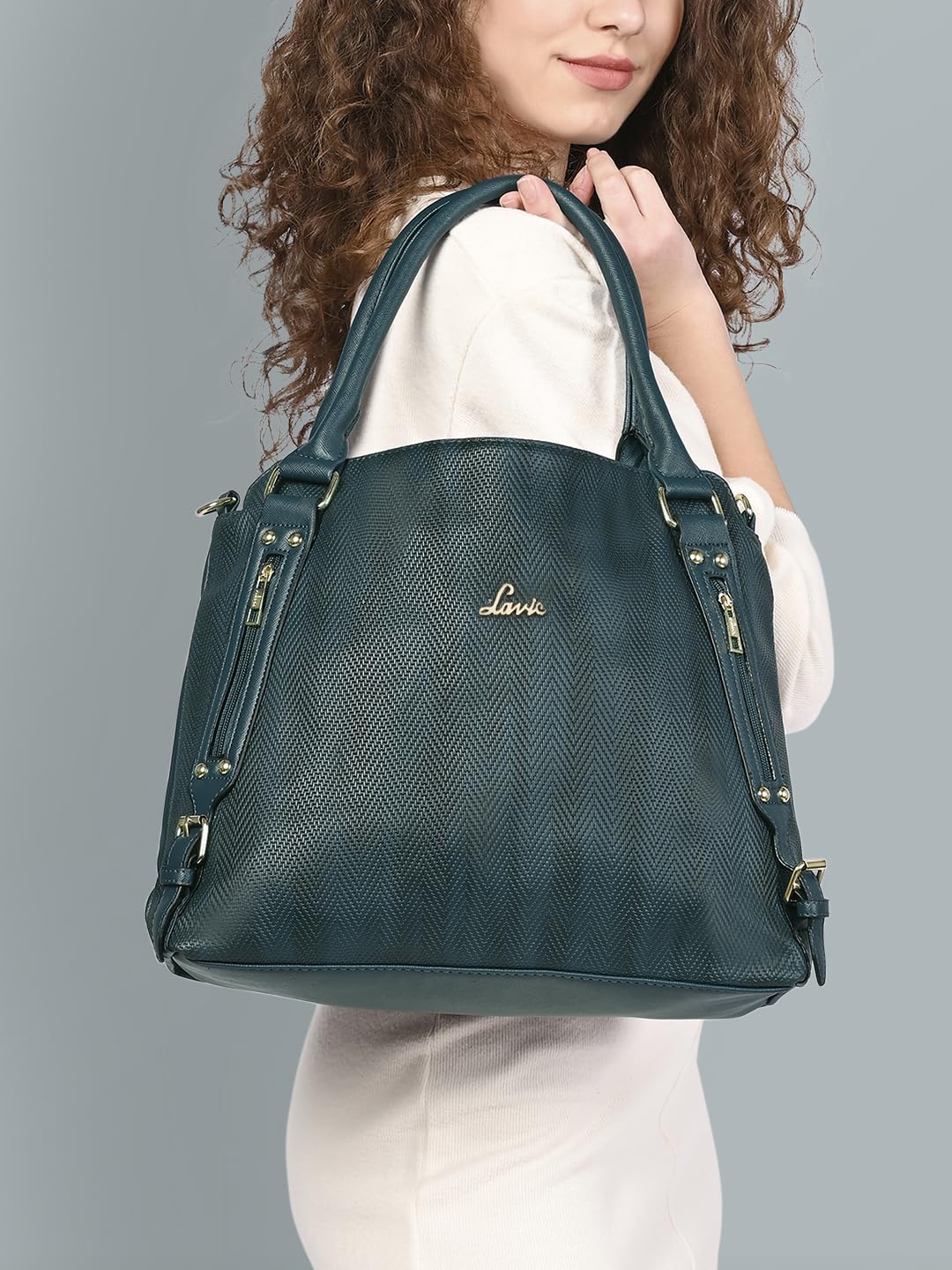 Lavie Women's Faroe Satchel Handbag for Women | Satchel Bag for Work | Ladies purse | Stylish Shoulder Bag | Gift For Women | Rakhi Gift for Sister