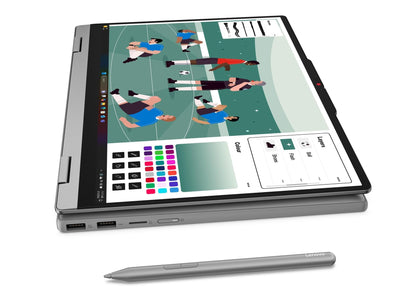 Lenovo IdeaPad 5 2-in-1 Convertible Laptop Intel Core Ultra 5 322 16GB RAM 512GB SSD 14" (35.5cm) WUXGA IPS Copilot+PC Windows 11 MS365 Basic+Office 2024 Pen 2 1Yr ADP Grey 1.54Kg 83UG000HIN