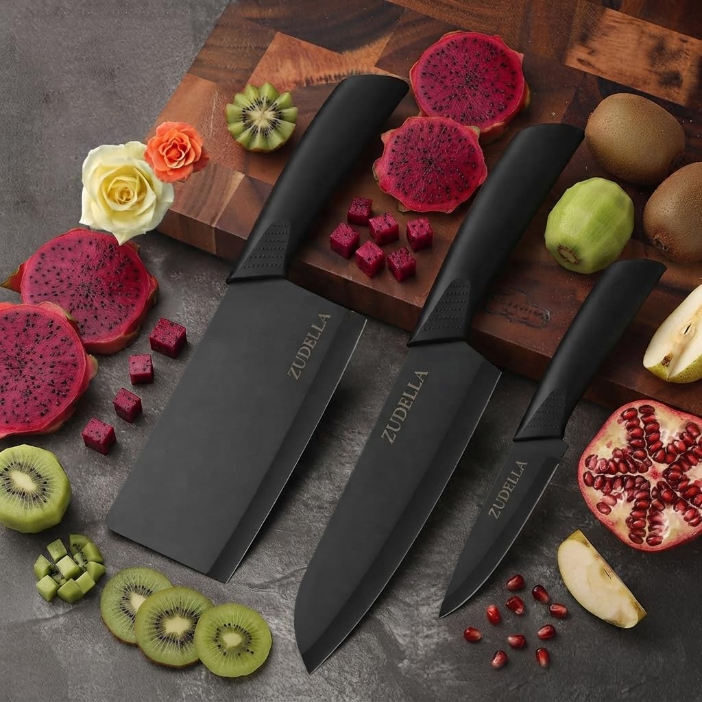 ZUDELLA Professional Kitchen Knife Set, 3-Piece