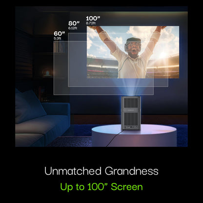 Lumio Arc 5 Portable Home Projector | Official Google TV with Netflix | Native 1080p Full HD | 4K Support | 200 ANSI Lumens | Auto Keystone | Dolby Audio | Sealed Light Engine | Bluetooth Speaker