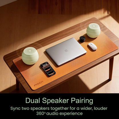 HAMMER Drop X1 5W Bluetooth Speaker with Twin Pairing, Bluetooth v6.0, 32 Hours Playtime, 52mm Drivers (Green)