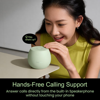HAMMER Drop X1 5W Bluetooth Speaker with Twin Pairing, Bluetooth v6.0, 32 Hours Playtime, 52mm Drivers (Green)