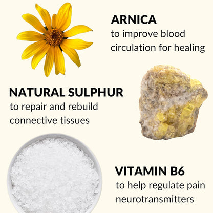 Advanced Pain Healing Cream | Deep Relief from Back Pain, Knee Pain, Neck Pain, Shoulder Pain & Sprains | Natural Ingredients - Vitamin B6, MSM, Arnica, Boswellia | 50 g (Pack of 1)