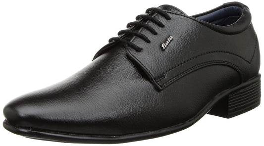 Bata Boss-Grip Men's Black Formal Shoes - 9 UK (8216133)