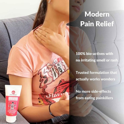 Advanced Pain Healing Cream | Deep Relief from Back Pain, Knee Pain, Neck Pain, Shoulder Pain & Sprains | Natural Ingredients - Vitamin B6, MSM, Arnica, Boswellia | 50 g (Pack of 1)
