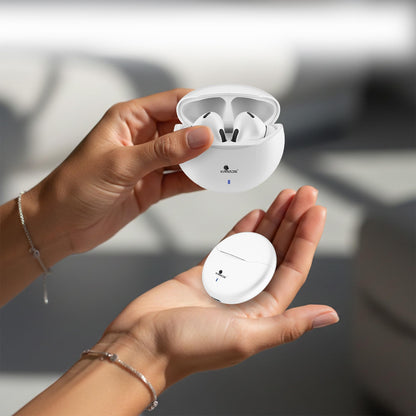 Kratos TW02 Ear Buds Wireless with 60H Playtime, Noise Isolation & Clear Calls, Bluetooth Earbuds with Voice Assistant, Ear Buds with Bluetooth V 5.3 & with Type C Fast Charging, IPX5 TWS Earphones