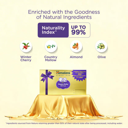 Himalaya Baby Golden Gift Pack | Chance to Win a Gold Voucher Worth ₹1 Lakh | No 1 Dr Recommended Brand | Complete Baby Care Kit |Safe for Newborns