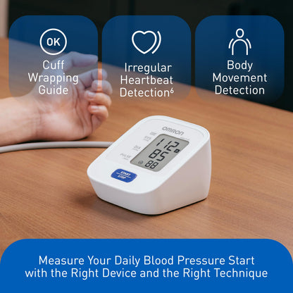Omron HEM 7120 Fully Automatic Digital Blood Pressure Monitor With Intellisense Technology For Most Accurate Measurement - Arm Circumference (22-32Cm)