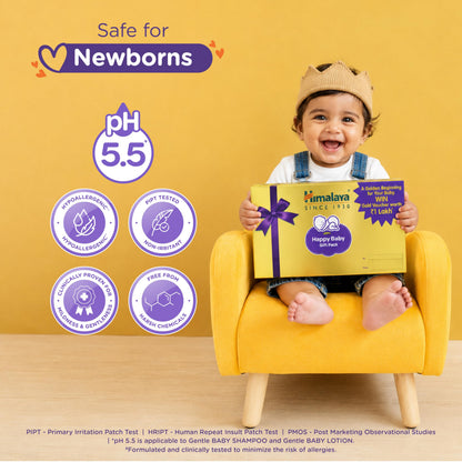Himalaya Baby Golden Gift Pack | Chance to Win a Gold Voucher Worth ₹1 Lakh | No 1 Dr Recommended Brand | Complete Baby Care Kit |Safe for Newborns
