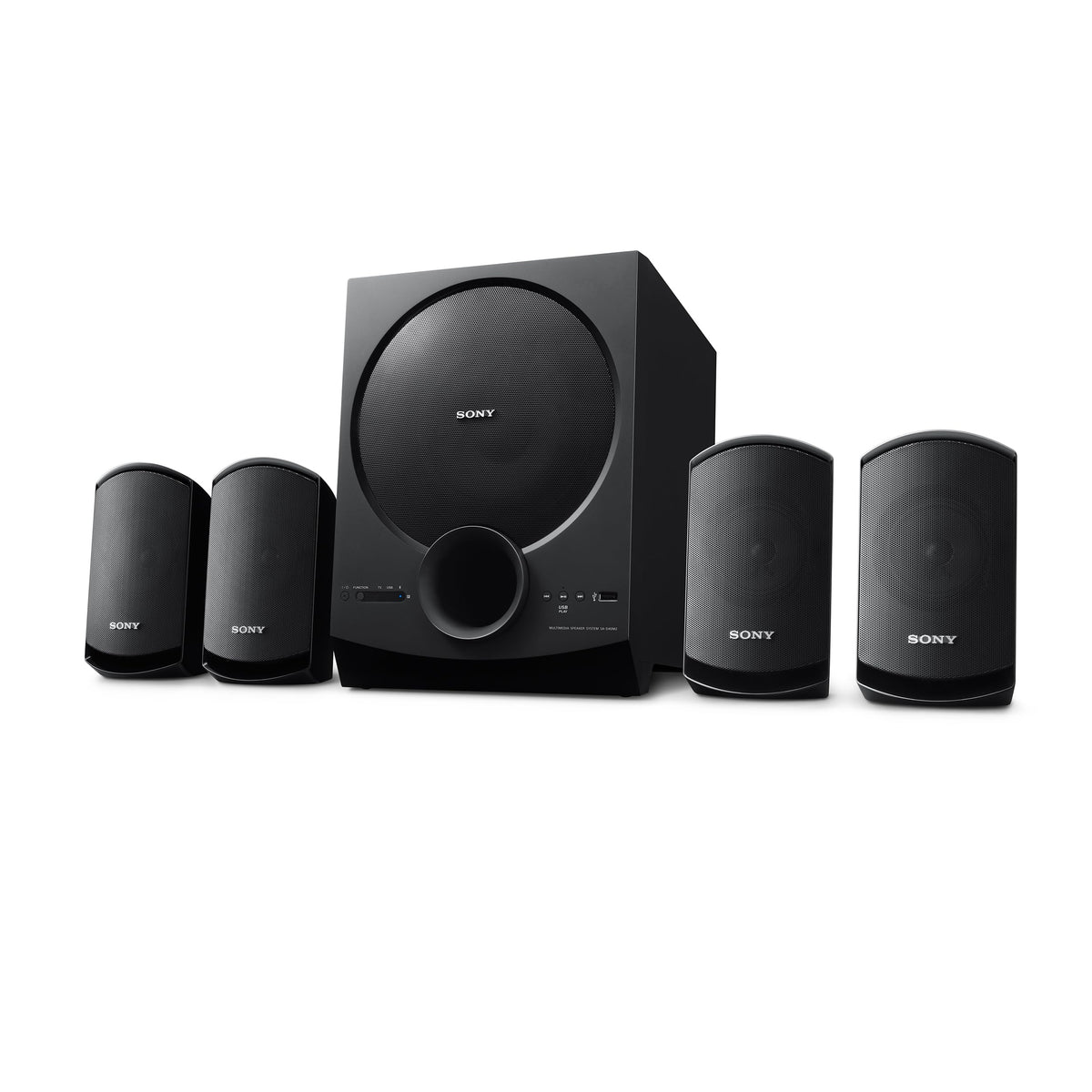 Sony SA-D40M2 All in One 4.1ch Home Theatre System with 100W Power Output and Powerful Subwoofer – Black (Model no.YY2090C)