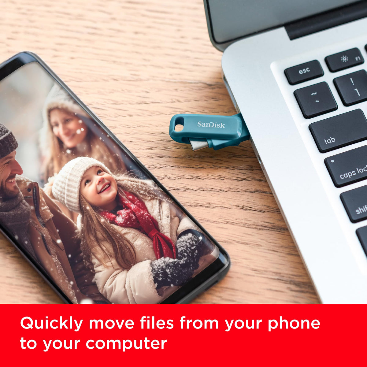 SANDISK Ultra Dual Drive Go Type-C 128GB, OTG, Upto 400MB/s, Pendrive, Navagio Bay, 5Y Warranty (SDDDC3-128G-I46NPD)