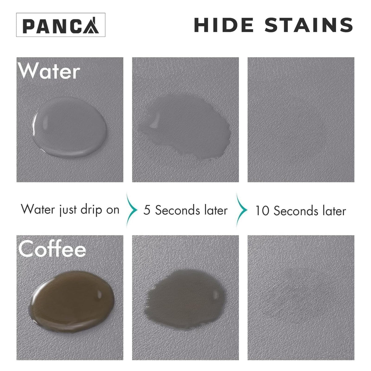PANCA Dish Drying Kitchen Mat | Large Water Absorbent Utensil Drying Rack Mat | Anti-Slip Kitchen Accessories for Home | Organiser Mat for Sink, Dining Table & Vessel Draining (40x 60 cm)