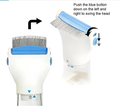 V Comb Electrical Chemical Free Head Lice Removal Comb (Pack of 1)